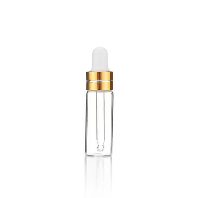 Garrafa de Óleo Essencial 5ml 10ml 15ml 20ml 30ml 50ml 100ml com cor dourada transparente