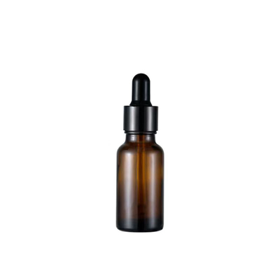 Frasco conta-gotas de 30ml marrom para óleos essenciais naturais