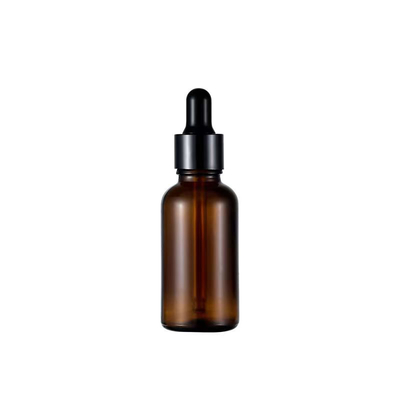 Frasco conta-gotas de 30ml marrom para óleos essenciais naturais