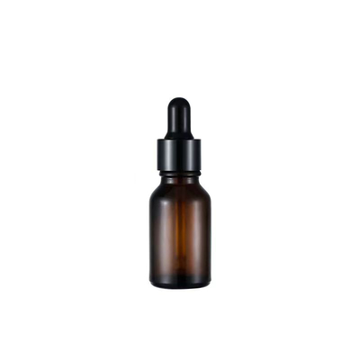 Frasco conta-gotas de 30ml marrom para óleos essenciais naturais