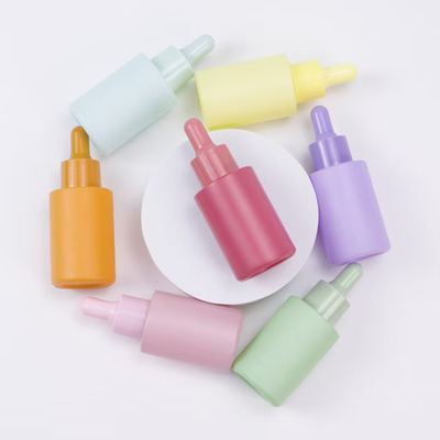Frasco de óleo essencial cor Macaron de 30ml com 5ml 10ml 15ml 20ml 50ml 100ml