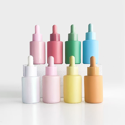 Frasco de óleo essencial cor Macaron de 30ml com 5ml 10ml 15ml 20ml 50ml 100ml