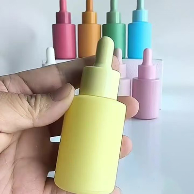 Frasco de óleo essencial cor Macaron de 30ml com 5ml 10ml 15ml 20ml 50ml 100ml