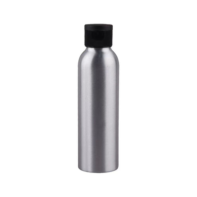 100 ml 150 ml 250 ml Garrafa de Alumínio Anodizado de Prata Embalagem Cosmética Garrafa de Alumínio