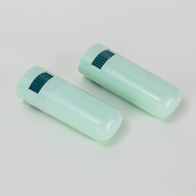 Recipiente de bastão de desodorante vazio de 7g personalizado, recipiente de bastão de blush, recipiente de protetor labial, recipiente de embalagem cosmética de plástico com enchimento inferior, reutilizável