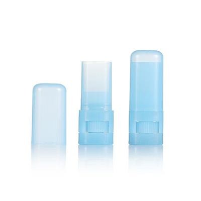 Recipiente de bastão de desodorante vazio de 7g personalizado, recipiente de bastão de blush, recipiente de protetor labial, recipiente de embalagem cosmética de plástico com enchimento inferior, reutilizável