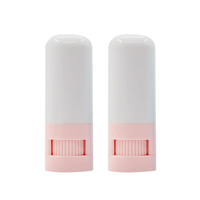 Frasco de Bálsamo Labial Personalizado 7g Bastão de Desodorante Vazio Frasco de Blush Recipiente de Embalagem Cosmética Plástica com Enchimento Inferior Reutilizável