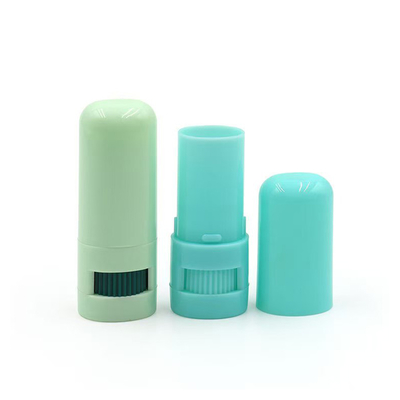 Frasco de Bálsamo Labial Personalizado 7g Bastão de Desodorante Vazio Frasco de Blush Recipiente de Embalagem Cosmética Plástica com Enchimento Inferior Reutilizável