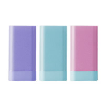 20g de desodorante vago devidamente personalizado Bottom Swivel com frasco de bálsamo de primavera tubo de rubor cosmético recipiente de embalagem de plástico reutilizável