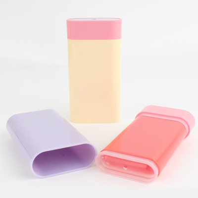 20g de desodorante vago devidamente personalizado Bottom Swivel com frasco de bálsamo de primavera tubo de rubor cosmético recipiente de embalagem de plástico reutilizável