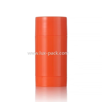 Bastão de desodorante Blush em bastão Frasco de batom Frasco de bálsamo labial Recipiente de embalagem cosmética de plástico com enchimento inferior Reutilizável