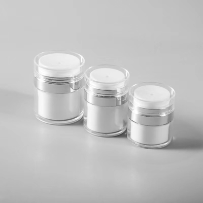 Design luxuoso Frasco airless 30ml 50ml 80ml 100ml Aceitar personalização