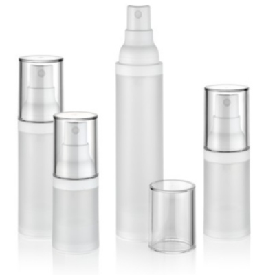 Aparência delicada 5ml 10ml 15ml 30ml garrafa de bomba de plástico sem ar usada para cuidados com a pele