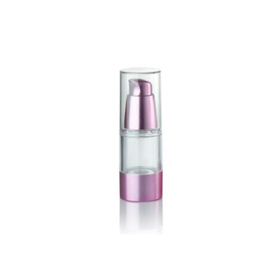 Rose Gold 15ml garrafa de bomba sem ar com arte de alta qualidade suporte de personalização