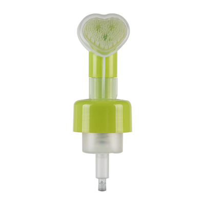 Bomba dispensadora de espuma plástica de 42mm 43mm com escova usada para frascos