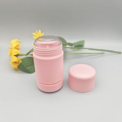 Elegante Aparência Cor rosa 15g 30g 50g Deodorante Bálsamo Bastão Com Forma Redonda Circular