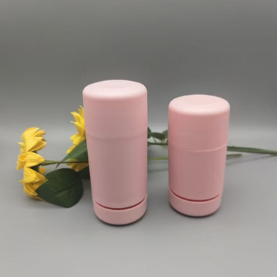 Elegante Aparência Cor rosa 15g 30g 50g Deodorante Bálsamo Bastão Com Forma Redonda Circular