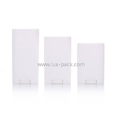 Recipiente para bastão desodorante PP tipo rosca 35g 50g 75g, usado para embalagem de cuidados pessoais