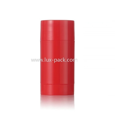 Forma cilíndrica colorida 15g 30g 50g 75g 100g Deodorante plástico Bálsamo Aceta personalização