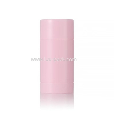 Forma cilíndrica colorida 15g 30g 50g 75g 100g Deodorante plástico Bálsamo Aceta personalização