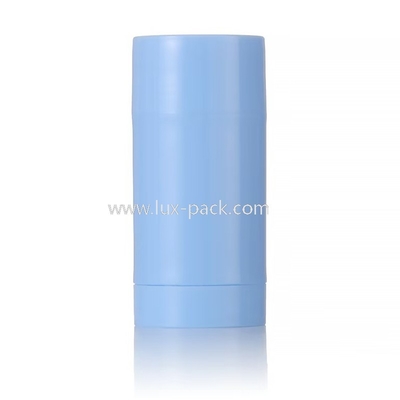 Forma cilíndrica colorida 15g 30g 50g 75g 100g Deodorante plástico Bálsamo Aceta personalização