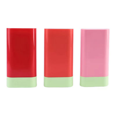 Cor brilhante embalagem de fundo 20g de desodorante balsamo recipiente aceitar OEM ODM