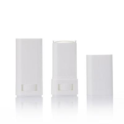 Recipiente de bastão de bálsamo desodorante plástico de 15g 20g com fundo rolante Suporte Personalizado