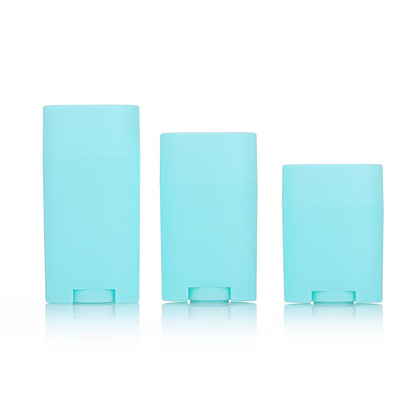 Bastão de bálsamo desodorante com fragrância, corpo de plástico PP, formato redondo e cores variadas, 35g, 50g, 75g