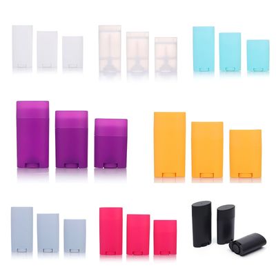 Uso rotativo 35g 50g 75g PP Plastic Body Fragrance Desodorante Bálsamo Stick
