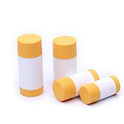 Novo design 35g 50g 75g PP Double Shell Body Fragrance Desodorante Balm Stick Container