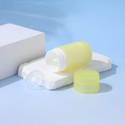 FORNECIMENTO DE FÁBRICA 35G 50G 75G PP DUPLO CONCHA CUIDADOS COM A PELE CORPO FRAGRÂNCIA DESODORANTE BALM RECIPIENTE PARA CUIDADOS PESSOAIS