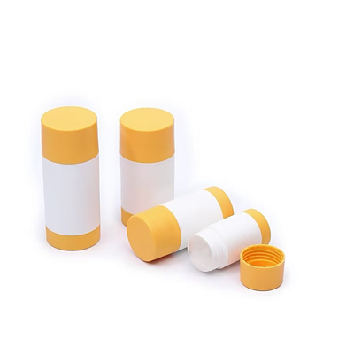 Design Rotativo 30g 50g 75g 100g PP Corpo de Dupla Camada Recipiente para Bastão Desodorante Perfumado