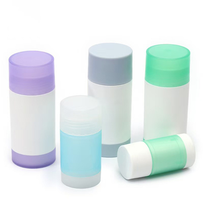 Design Rotativo 30g 50g 75g 100g PP Corpo de Dupla Camada Recipiente para Bastão Desodorante Perfumado
