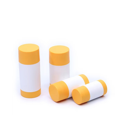 Design Rotativo 30g 50g 75g 100g Recipiente de Fragrância com Dupla Concha PP Bastão Desodorante