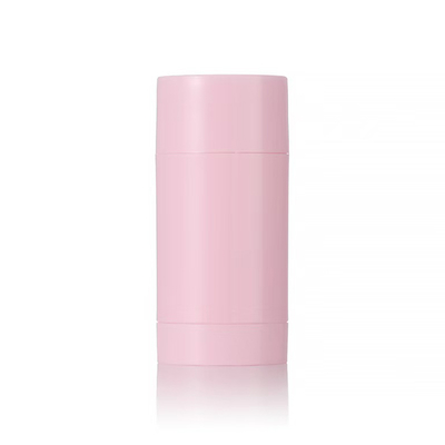 Recipiente cosmético cilíndrico de plástico AS 15g 30g 50g 75g 100g para fragrância, desodorante e bálsamo vazio