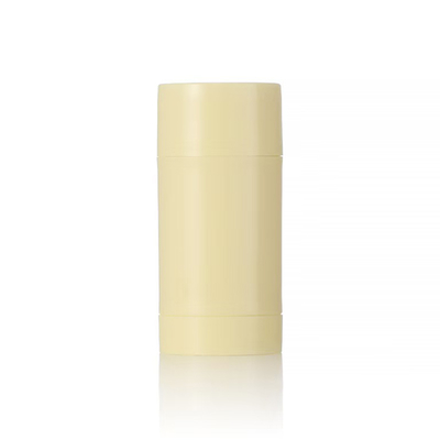 Recipiente cosmético cilíndrico de plástico AS 15g 30g 50g 75g 100g para fragrância, desodorante e bálsamo vazio