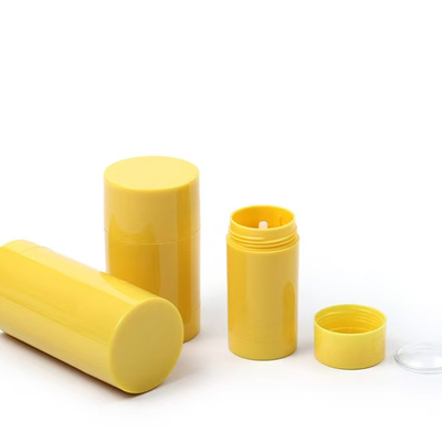 Nova Aparência 15g 30g 50g 75g 100g Corpo Cilindro Plástico AS Perfume Desodorante Vazio Bálsamo