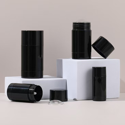 Nova Aparência 15g 30g 50g 75g 100g AS Plástico Corpo Redondo Perfume Bastão de Desodorante Vazio