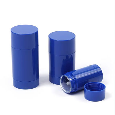 Cor Personalizada 15g 30g 50g 75g 100g Rótulo Privado AS Plástico Vazio Bastão de Desodorante Bálsamo