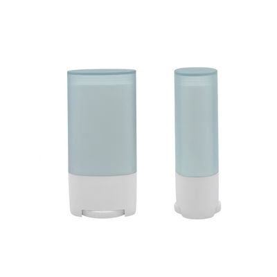 Embalagem de plástico para cosméticos recipiente de embalagem reutilizável frasco de bálsamo embalagem inferior