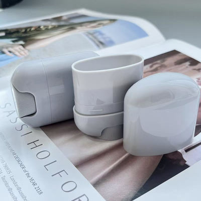 Recipiente de Embalagem Reutilizável Rotação Cosmético Plástico