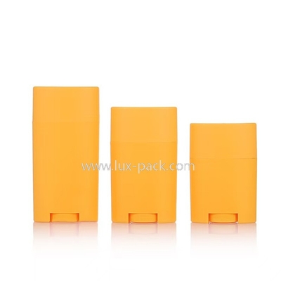 Frasco vazio de desodorante em bastão 7g, frasco de blush, recipiente de embalagem cosmética de plástico com enchimento inferior, reutilizável