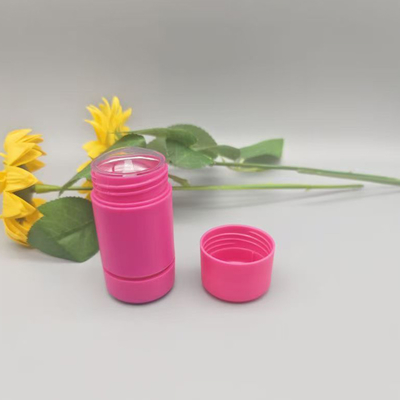 Bastão Giratório Inferior com Mola, Frasco de Bálsamo, Cosmético, Tubo de Blush, Embalagem Plástica, Recipiente Reutilizável