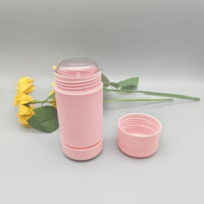 Bastão Giratório Inferior com Mola, Frasco de Bálsamo, Cosmético, Tubo de Blush, Embalagem Plástica, Recipiente Reutilizável