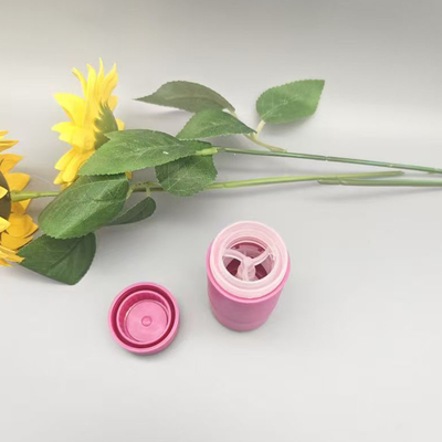 Bastão Giratório Inferior com Mola, Frasco de Bálsamo, Cosmético, Tubo de Blush, Embalagem Plástica, Recipiente Reutilizável