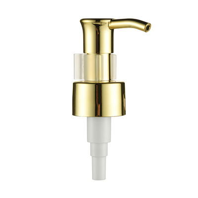 Bomba de líquido com colar de 24mm, ouro Hiny e bomba de loção de alumínio anodizado prata