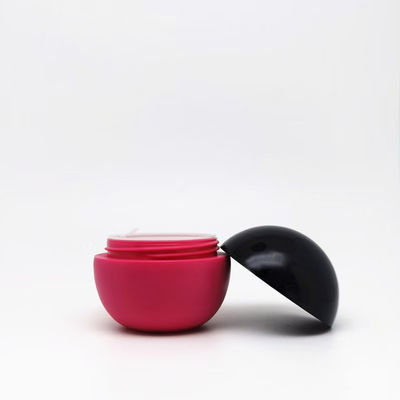 5g/25g/50g/80g Double Layers Round Ball-Shaped Plastic Cream Jar Skincare and Beauty Products