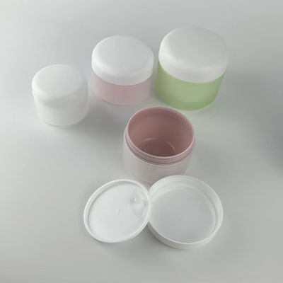 Matt Superface Eco Friendly 50g 100g 200g Round Shape PP Jar de Creme de Plástico