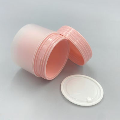 Pote de creme de plástico PP redondo vazio de várias cores de 80g, ecológico, com superfície fosca