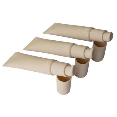 30 ml 50 ml 100 ml 150 ml de plástico branco de polietileno cosmético comprimido tubo impresso